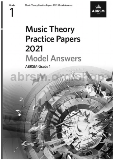 Music Theory Practice Papers Model Answers 2021, Grade 1
