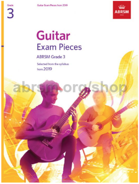 Guitar Exam Pieces from 2019, Grade 3