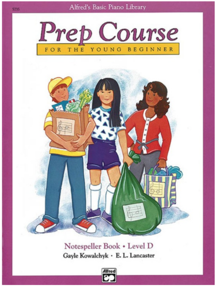 Alfred's Basic Piano Prep Course: Notespeller Book D