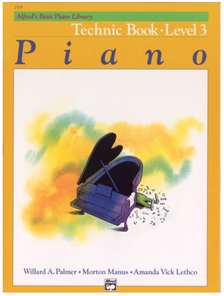 Alfred's Basic Piano Library: Technic Book 3