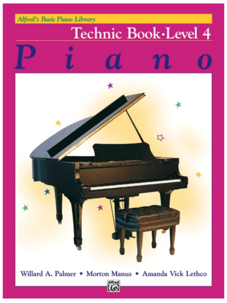 Alfred's Basic Piano Library: Technic Book 4