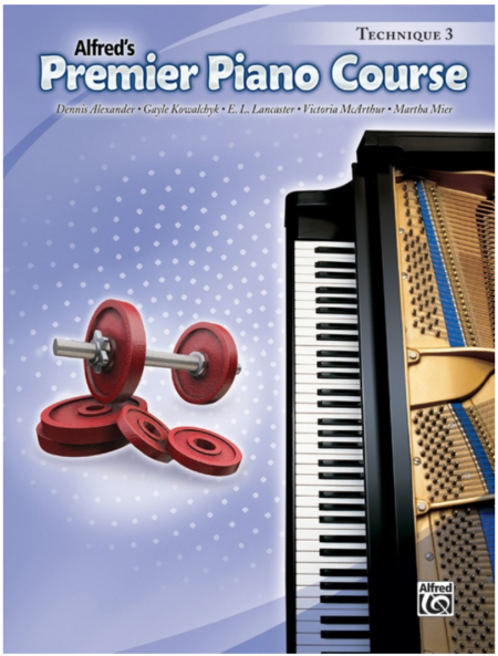 Alfred's Premier Piano Course, Technique 3