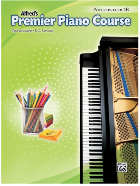 Alfred's Premier Piano Course, Notespeller 2B