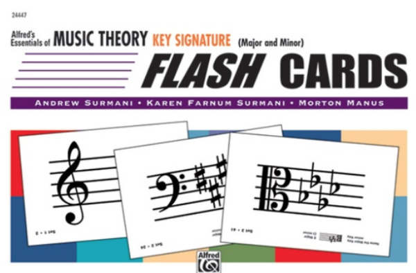 Alfred's Essentials of Music Theory: Flash Cards -- Key Signature
