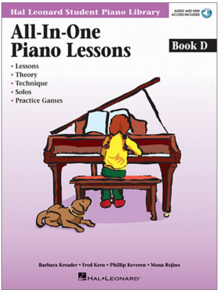 All-in-One Piano Lessons Book D